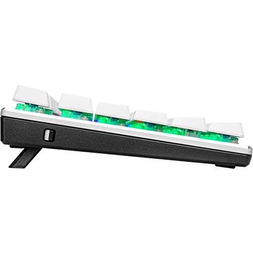 Image of Cooler Master SK653 Wireless Sliver White Mechanical Keyboard with Low Profile Blue Switches, New and Improved Keycaps, and Brushed Aluminum Design