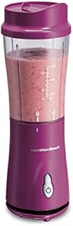 Hamilton Beach Shakes and Smoothies with BPA-Free Personal Blender, 14 oz, Raspberry
