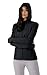Yogalicious Slim Fit Long Sleeve Full Zip Up Hoodie Jacket - Black - Medium