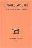  Histoire Auguste. Vies d\'Aurélien et de Tacite