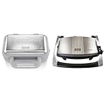 Breville VST072 DuraCeramic Waffle Maker, Non-Stick and Easy Clean with Deep-Fill Removable Plates & Sandwich/Panini Press & Toastie Maker | 3-Slice | Non-stick-coated aluminium plates