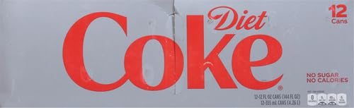 Image of Diet Coke Soda Soft Drink Cans, 12 fl oz, 36 Pack