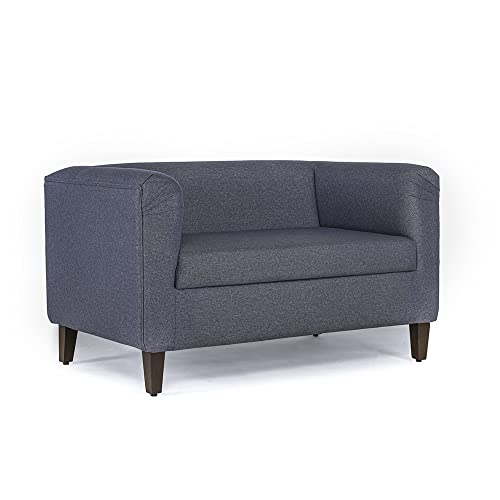 Image of Wakefit Sofa Set | 3 Year Warranty | Sofa 4 Seater, 4 Seater Sofa for Living Room, Wooden Sofa Set, Sofa Set 2+1+1 Seater - Miami(Omega : Blue)