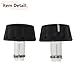 RLB-HILON 2PCS Dash Cluster Switch Heater Control Knob Compatible with Honda S2000 2000 2001 Year, 79601S2A003 79601-S2A-003