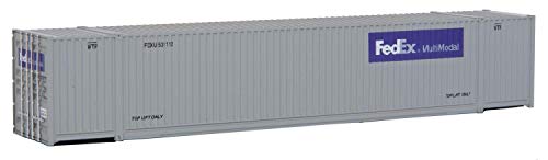 Container 53 Pieds Fedex Multimodal Walthers H0 empilable pour wagon intermodal