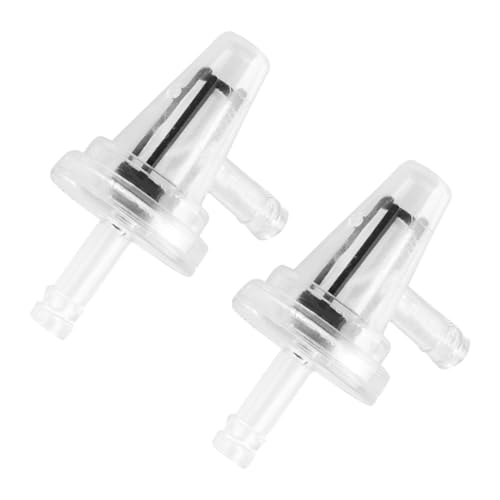 JNNJ 2 Pieces Fuel Filter 90 Degrees, Inline Motorcycle Fuel Filters 90 Degrees Right Angle, Motorbike Snowmobile Clear Inline Gas Right Angle Fuel Petrol Filter, For Motorcycle, Scooter, Car