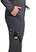 Scrubs for Women Workwear Core Stretch Drawstring Cargo Scrub Pants Plus Size 4044, 2XL, Pewter