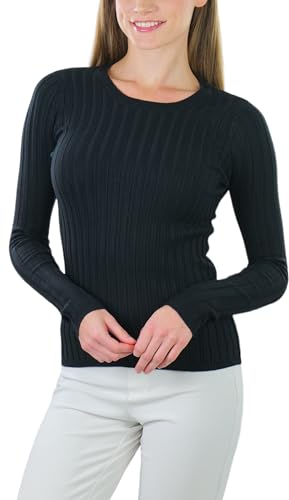 Image of ToBeInStyle Women's Classic Long Sleeve V-Neck Pullover Sweater