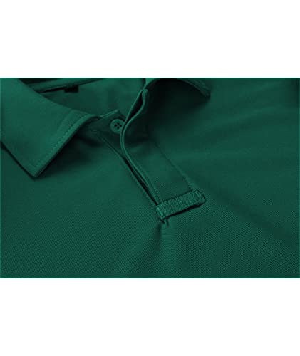 Image of ZITY Mens Polo Shirt Short Sleeve Sports Tactical T-Shirt Athletic Golf Polos Daily Casual Stylish Collared Shirts for Men