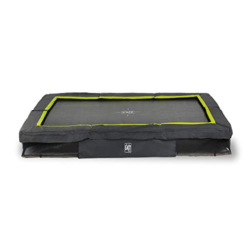 Preisvergleich Produktbild EXIT Silhouette Bodentrampolin 244x366cm - schwarz