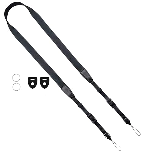 Sangle Appareil Photo Fine Compact,Bandoulière pour Appareil Phot Sangle pour Photographes,Lanière De Cou pour Appareil Photo Reflex Numérique,Camera Strap...