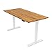 Produktbild Ergotopia® Elektrisch höhenverstellbarer Schreibtisch | 5 Jahre Garantie | Ergonomischer Steh-Sitz Tisch mit Memory Funktion | Beugt Rückenschmerzen vor & Macht produktiver (160x80 W, Echtholz Eiche)
