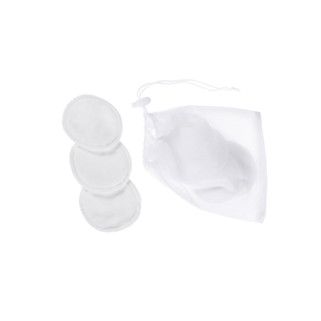 1set Feeding -galactorrhea Pads Breast Feeding Pads with Drawstring and Bags for Nursing Moms Breathable and Maternity Accessories