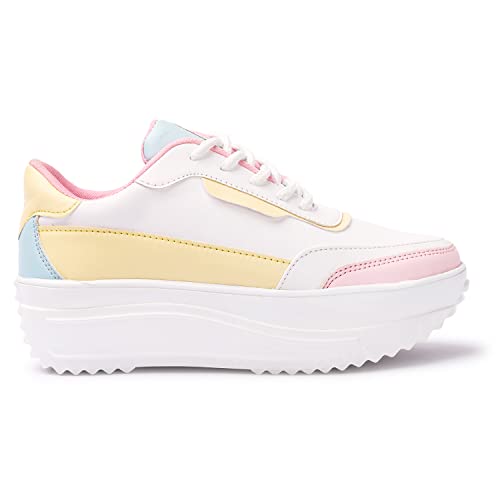 Image of Vendoz Women Casual Blue Shoes