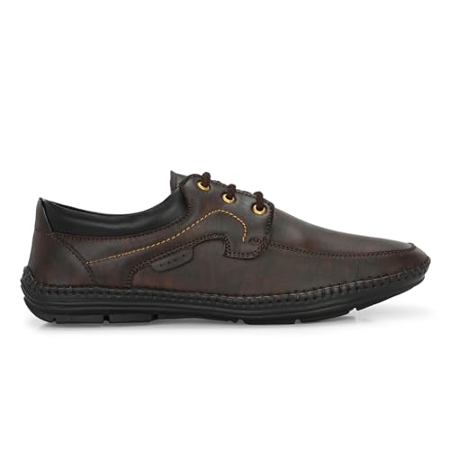 Image of Rising Wolf Men's Formal Shoes - Elegant & Easy-Wear Design with Cushioned Insole, Polished Finish, and Durable Sole | Ideal for Office, Business Meetings, Weddings & Daily Formal Wear