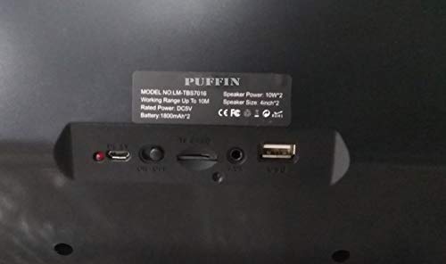 Image of Puffin Electronics Multimedia Trolley Bluetooth Speaker with USB Aux Input Wireless Speaker
