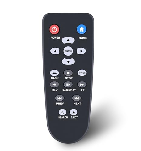 Replacement Remote Control for Western Digital WD 1tb 2tb 3tb WDTV Live TV Hub Plus Media HD Player