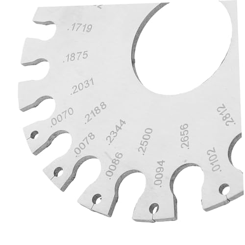 Herramienta de Medición de Espesor para Soldadura PRETYZOOM 3 Piezas miniatura 6