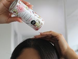 Herb & Root Talc Free Body Dusting Powders. Rose, Vanila, Sandalwood, Lavender, Jasmine, and Gift Sets (Full Size, Rose) - Image 3