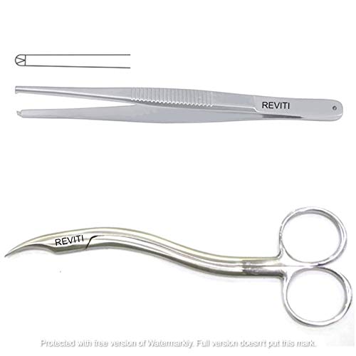 See full amazon price history chart for Reviti Suture Cutting Scissor, Tooth Forcep Stainless Steel Surgical Set Reviti Suture Cutting Scissor, Tooth Forcep Stainless Steel Surgical Set (B08ZKX4W29) Amazon Price History, Amazon Price Tracker