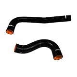 Mishimoto MMHOSE-RAM-03DBK Silicone Radiator Hose Kit Fits Dodge Ram Cummins 5.9 6.7 2003-2009 Black