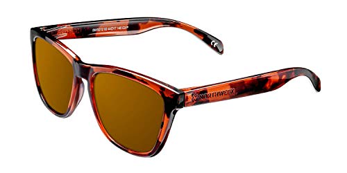 NORTHWEEK Regular Tortoise - Gafas de Sol Polarizadas para Hombre y Mujer, Tortoise/Ámbar