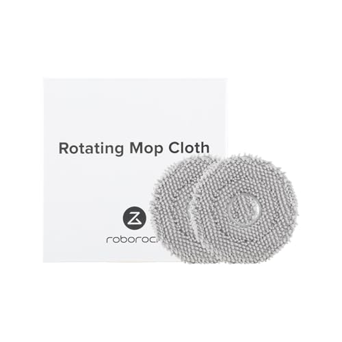 roborock 4 Pack Microfiber Mop Cloths for Q Revo, Qrevo MaxV, Qrevo S, Qrevo Pro, Qrevo Slim Qrevo S5V Robot Vacuum Cleaner, Mop Pad Replacement Accessories