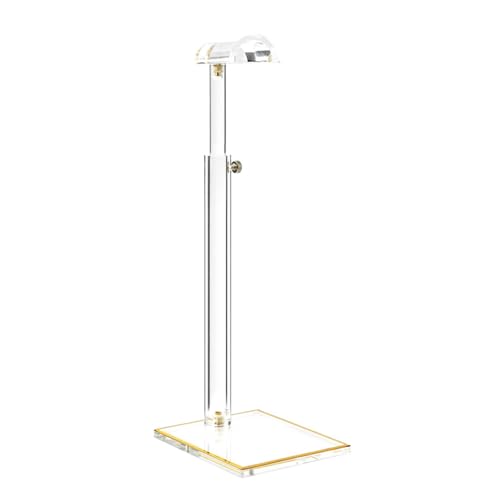 Support de sac en silicone acrylique chic avec finitions dorées élégantes