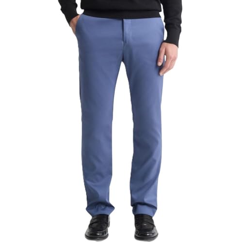 Image of Calvin Klein Men's Modern Stretch Chino Wrinkle Resistant Pants