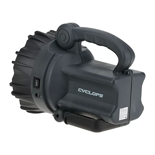 Cyclops Rechargeable Portable Handheld 10-Watt 850 Lumens Spotlight With Ac/Dc Charger/12V Dc Car Plug Adapter #TOP1
