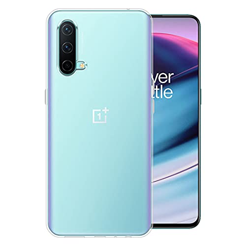 Image of Fashionury Crystal Clear Case for OnePlus Nord CE 5G 2021 | Yellowing Resistance | Transparent TPU Silicone | Raised Camera Lips | Slim Transparent Cover