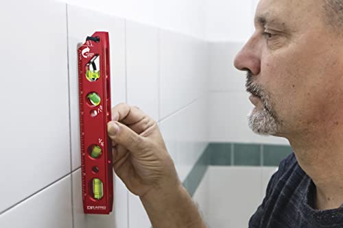 Kapro - 925M Topclass Electrician Level - Magnetic Billet Level - Features Horizontal, 45° And 30° Vials + Plumb Site - 10 Inch #TOP22
