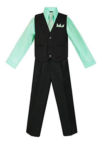 Avery Hill Boys' 4-Piece Pinstripe Vest Set, Sizes 6M-20 - Main Image