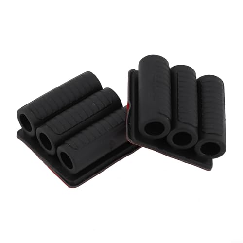 CashMuch Supporto per punte da trapano per utensili elettrici, 2 pinze laterali per punte driver da 1/4, fondina in plastica flessibile a cambio rapido, nero