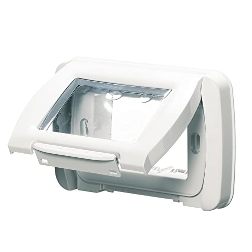 Electraline - Gamma impianto ELECTRALINE Placca Stagna 3 Moduli Bianco