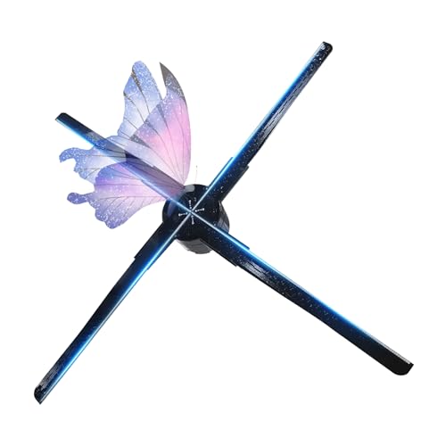 3D Hologram Fan, Faryuan Graphic 3D Photos & Videos, 2000*574 Hi-Resolution & 574 LEDS WiFi Hologram Advertising Display with APP & Built-in Bluetooth for Business, Trade Show, Store, Shop (22inch)