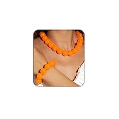 Orange bracelet + necklace