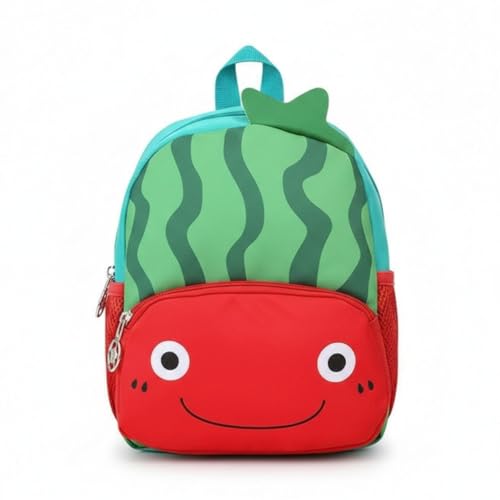 Mochila Escolar Infantil Bichinhos Zoo Carros Pets Passeios ALWY (Melancia)