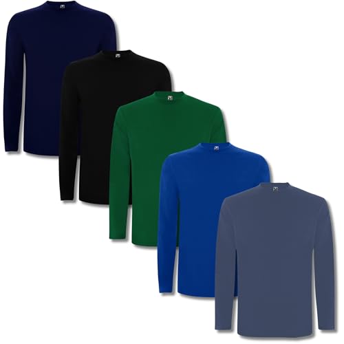 Pack 5 Camisetas Roly Camiseta Extreme Manga Larga Unisex Multicolor 2