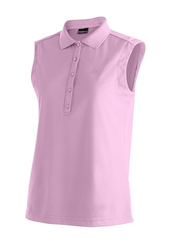 Polo fonctionnel sans manches en tissu piqué respirant Maier Sports Ulrike Femme
