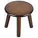 Taburetes de Madera Multiusos para el hogar Banco pequeño Lindo Asiento para niños Taburete para Muebles de Bricolaje Taburetes para niños(Taburete ensamblado Color Nogal)