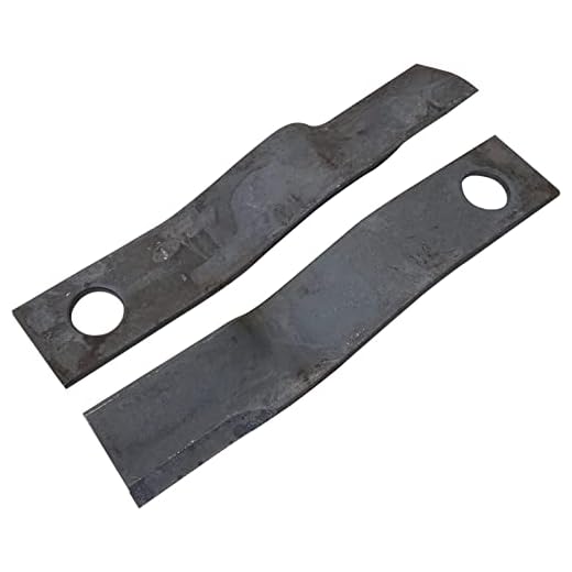 WOODS OEM 30310KT (30310-2 Blade Set) 16" Brushbull Series Rotary Cutter Genuine Replacement Blade Kit - Fits Model B48, BB48E, BB48X, HC48, HC54 and RCC4Precision, Heat-Treated, Alloy Steel Blades