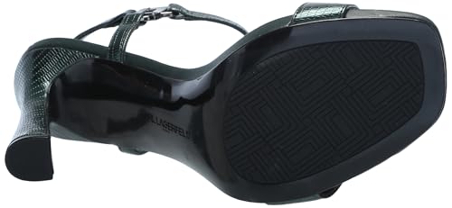 KARL LAGERFELD Women's Cybil Evening Ankle Strap Dress Heel Heeled Sandal4