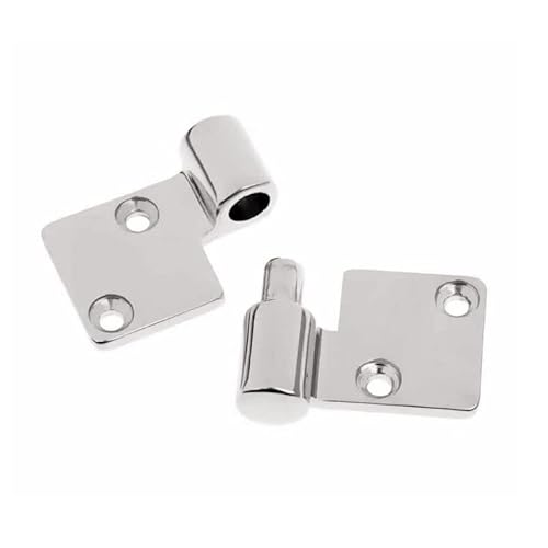 Pair Of Boat Stainless Steel Deck Door Left&Right Lift-Off/Take-Apart Hinge,98X30Mmsquare Edge Corner Cabinet Gate Hinge Hardware #TOP6
