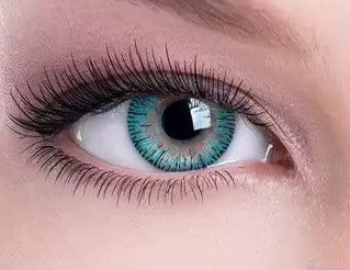 EYCOG 3 Pair Monthly Colored Blue-Turquoise-Sky Blue 0 Power Contact Lenses For Eyes Men And Women With 1 Lens Case