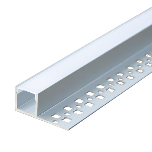 Profilé aluminium cloison sèche pour créer un éclairage LED de salon moderne