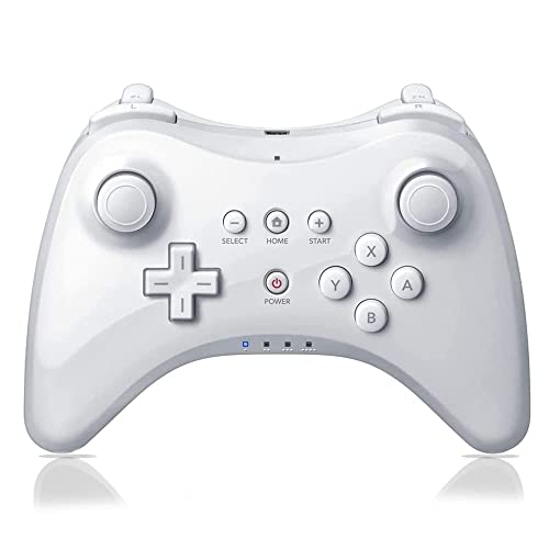 Wii U Controller Wireless Controller for Nintendo Wii U Wireless Dual Analog Bluetooth Rechargeable Game Controller Gamepad Joystick for Nintendo Wii U with Charging Cableâ€¦wu Controller (White)