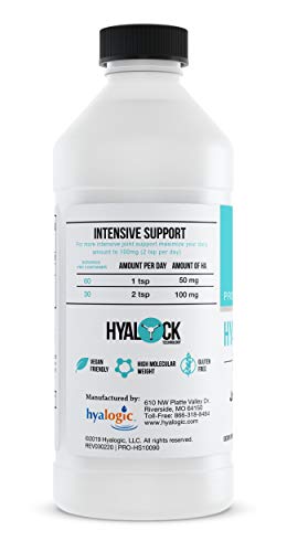 Professionals Series - Hyaluronic Acid Dietary Supplement, Whole Body Hydration - 100 Mg Ingestible Ha Liquid Supplement; Odorless, Tasteless & Preservative Free/Skin & Eyes - 10 Oz #TOP1