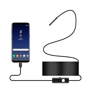 Borescopes 5,5 mm telescopische endoscoop inspectiecamera, Android Windows USB 3 in 1 gootsteen afvoerpijp waterdichte…
