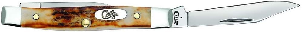 Case WR XX Pocket Knife Indian Sambar Stag Pen Item #088 - (5233 SS) - Length Closed: 2 5/8 Inches